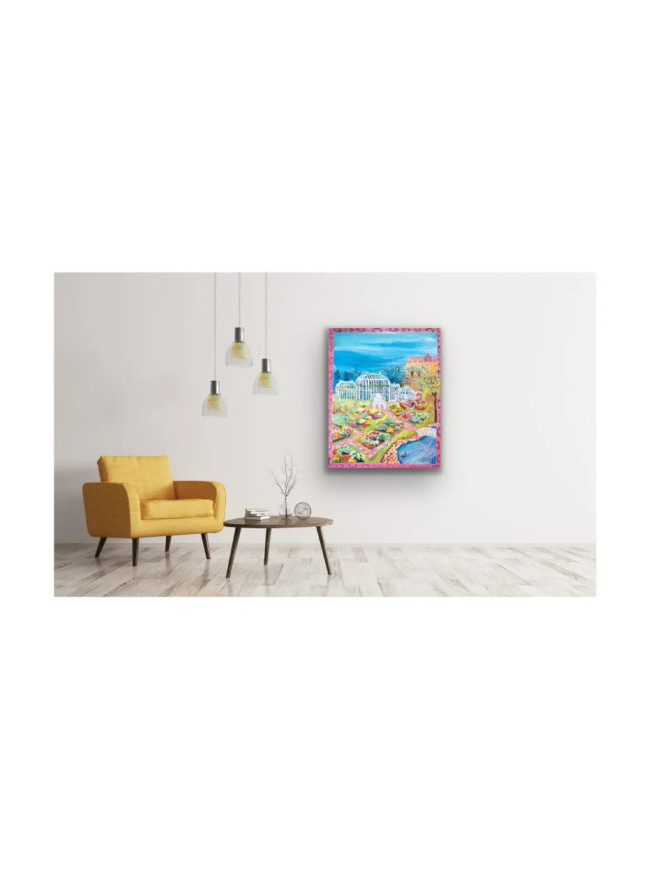 Taulut & Julisteet<Pia Rydman Art Kaisaniemen keidas, 100x80 akryylimaalaus, Pia Rydman