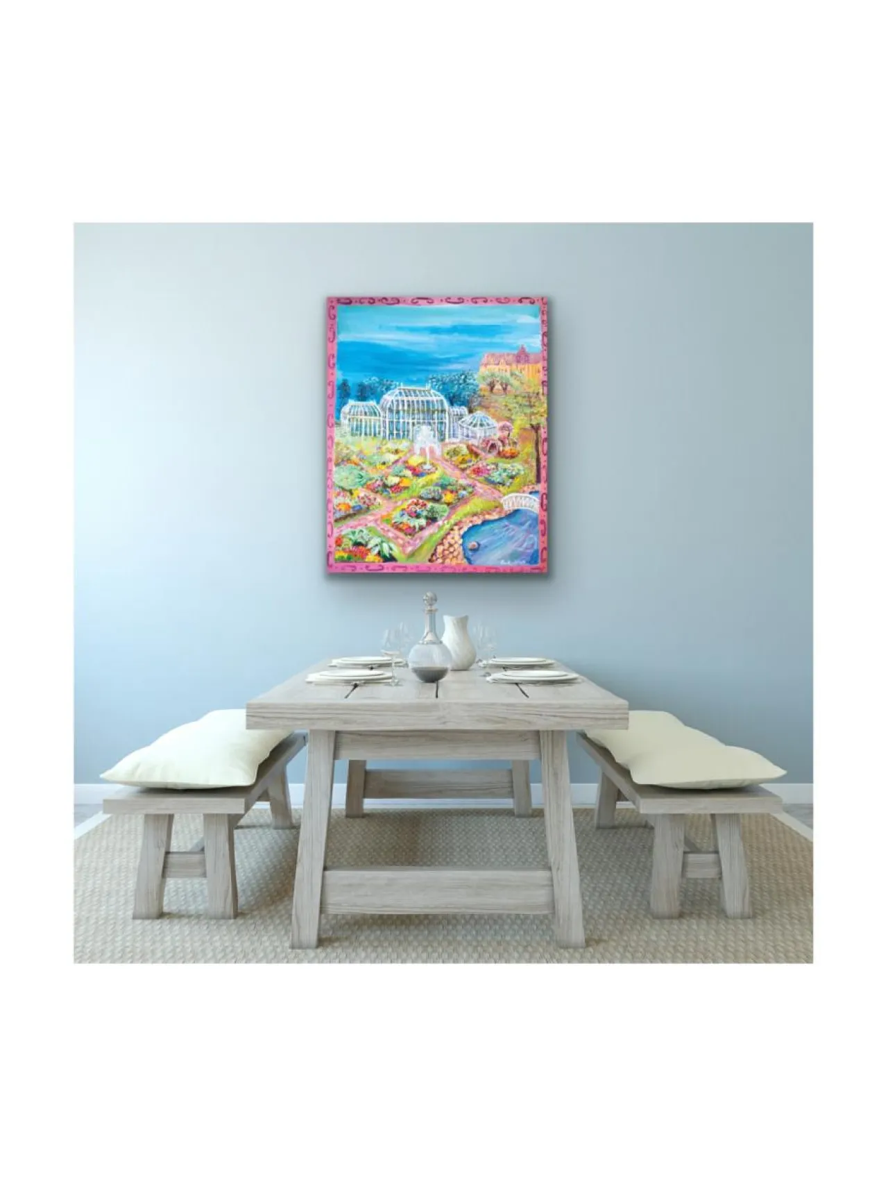 Taulut & Julisteet<Pia Rydman Art Kaisaniemen keidas, 100x80 akryylimaalaus, Pia Rydman