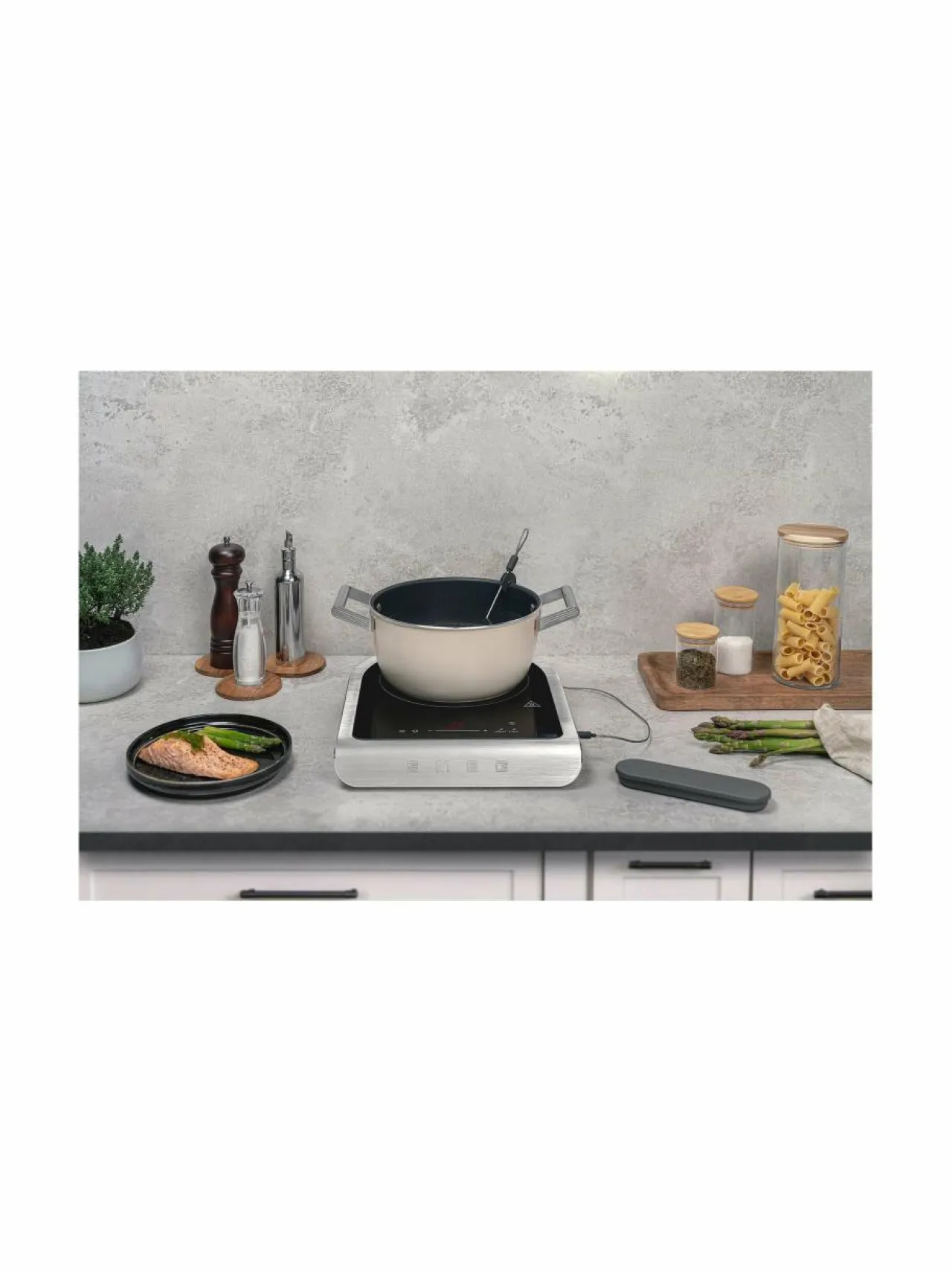 Muut Keittiölaitteet<Smeg Kannettava induktiokeittoalue WHITE