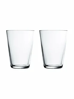 Lasit<Iittala Kartio-juomalasi 40 cl, 2 kpl KIRKAS