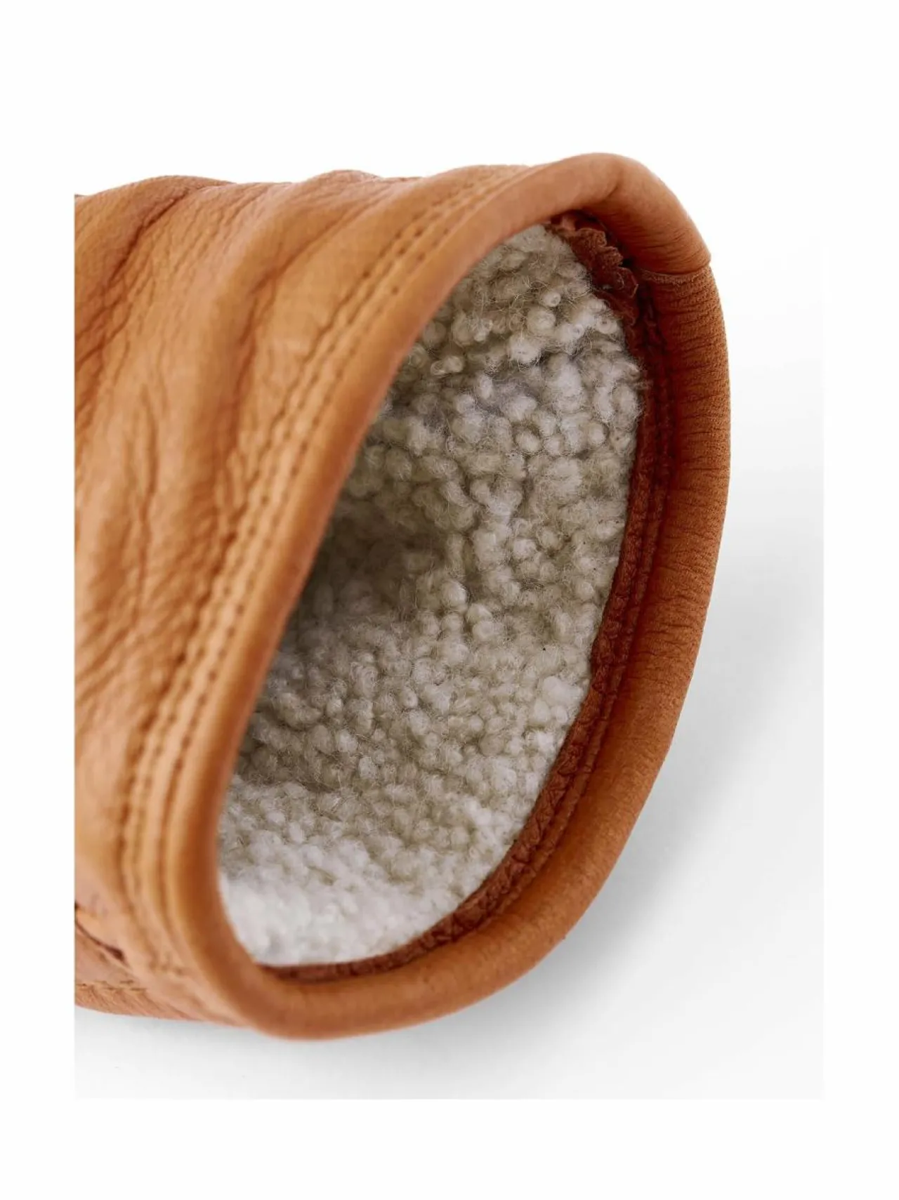 Käsineet<Hestra Karvavuoratut nahkakäsineet CORK (BEIGE)