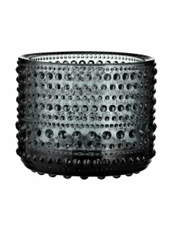 Kynttilät & Lyhdyt<Iittala Kastehelmi-kynttilälyhty HARMAA