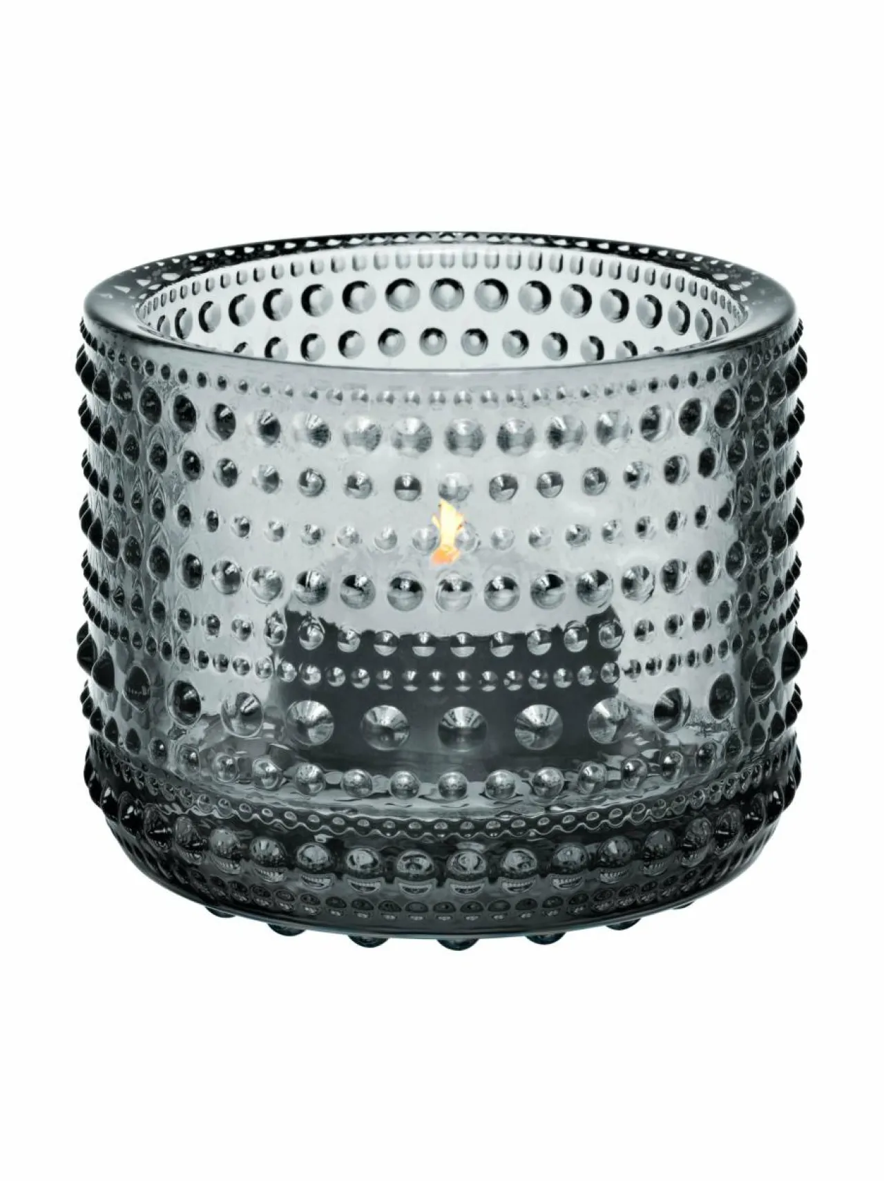 Kynttilät & Lyhdyt<Iittala Kastehelmi-kynttilälyhty HARMAA