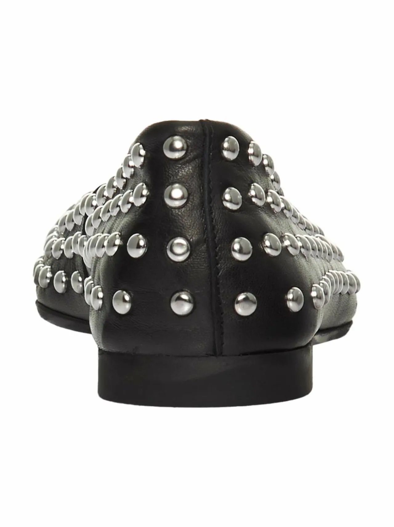 Avokkaat & Korkokengät<PAVEMENT Katie Studs -nahkaballerinat 020 BLACK