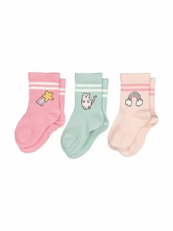 Sukat & Sukkahousut<Lindex Kawaii-sukat 3-pack 6907 LIGHT DUSTY PINK