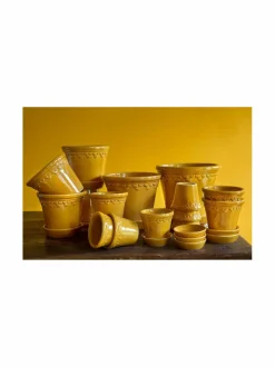 Ruukut & Istutusastiat<Bergs Potter Københavner-ruukku Ø 14 cm AMBER YELLOW