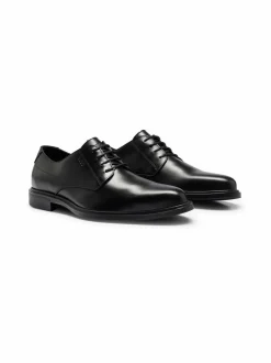 Kävelykengät & Loaferit<HUGO Kerr Derby -nahkakengät 001 BLACK