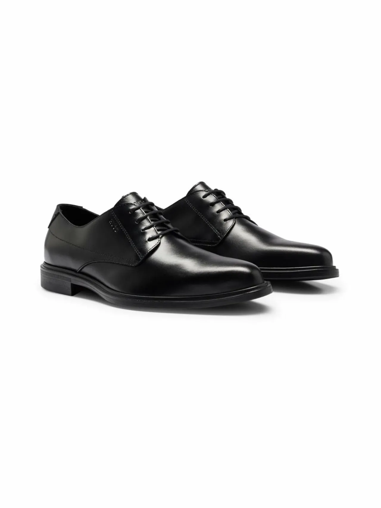Kävelykengät & Loaferit<HUGO Kerr Derby -nahkakengät 001 BLACK