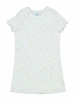 Yöasut & Kylpytakit<Sanetta Kids Flower -yöpaita 1948 WHITE PEBBLE