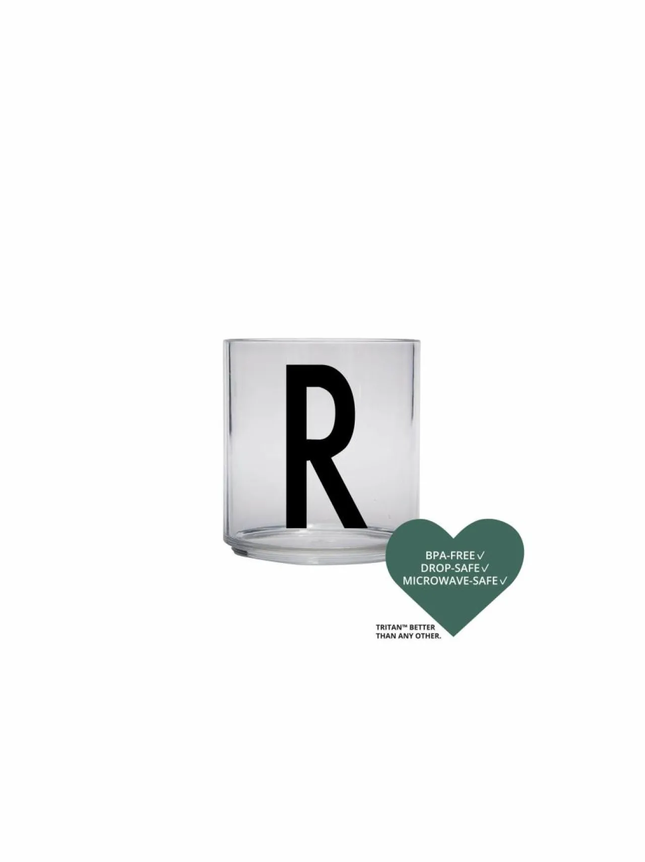 Design Letters Kids Personal Drinking Glass -juomalasi, R^ Lasit