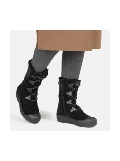 Saappaat<Pomar KIILO Naisten GORE-TEX® talvisaappaat BLCK SUEDE/BLK. NAPPA/FUR L