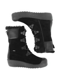 Saappaat<Pomar KIILO Naisten GORE-TEX® talvisaappaat BLCK SUEDE/BLK. NAPPA/FUR L
