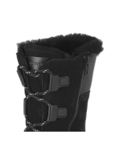 Saappaat<Pomar KIILO Naisten GORE-TEX® talvisaappaat BLCK SUEDE/BLK. NAPPA/FUR L