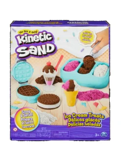 KINETIC SAND Leikkisetti Jäätelöherkut (hajustamaton)^ Luovuus & Oppiminen