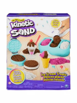 KINETIC SAND Leikkisetti Jäätelöherkut (hajustamaton)^ Luovuus & Oppiminen