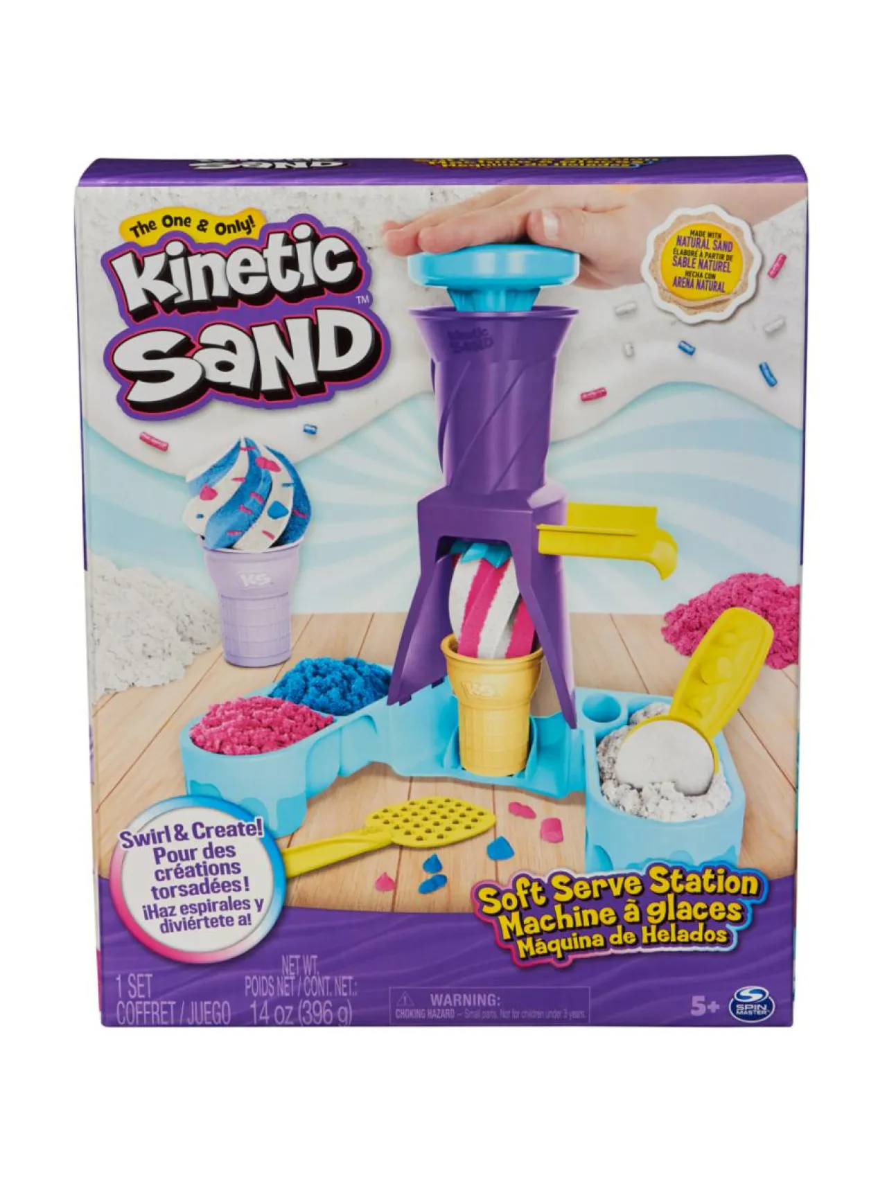 Luovuus & Oppiminen<KINETIC SAND Leikkisetti Pehmisasema
