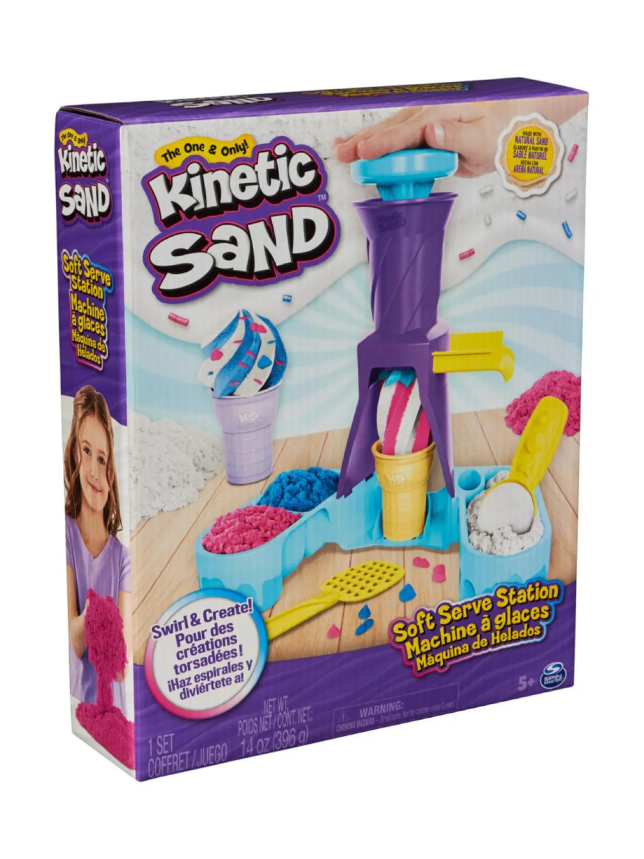 Luovuus & Oppiminen<KINETIC SAND Leikkisetti Pehmisasema