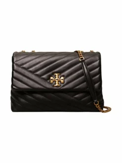 Olkalaukut<Tory Burch Kira Chevron Convertible -nahkalaukku 001 BLACK
