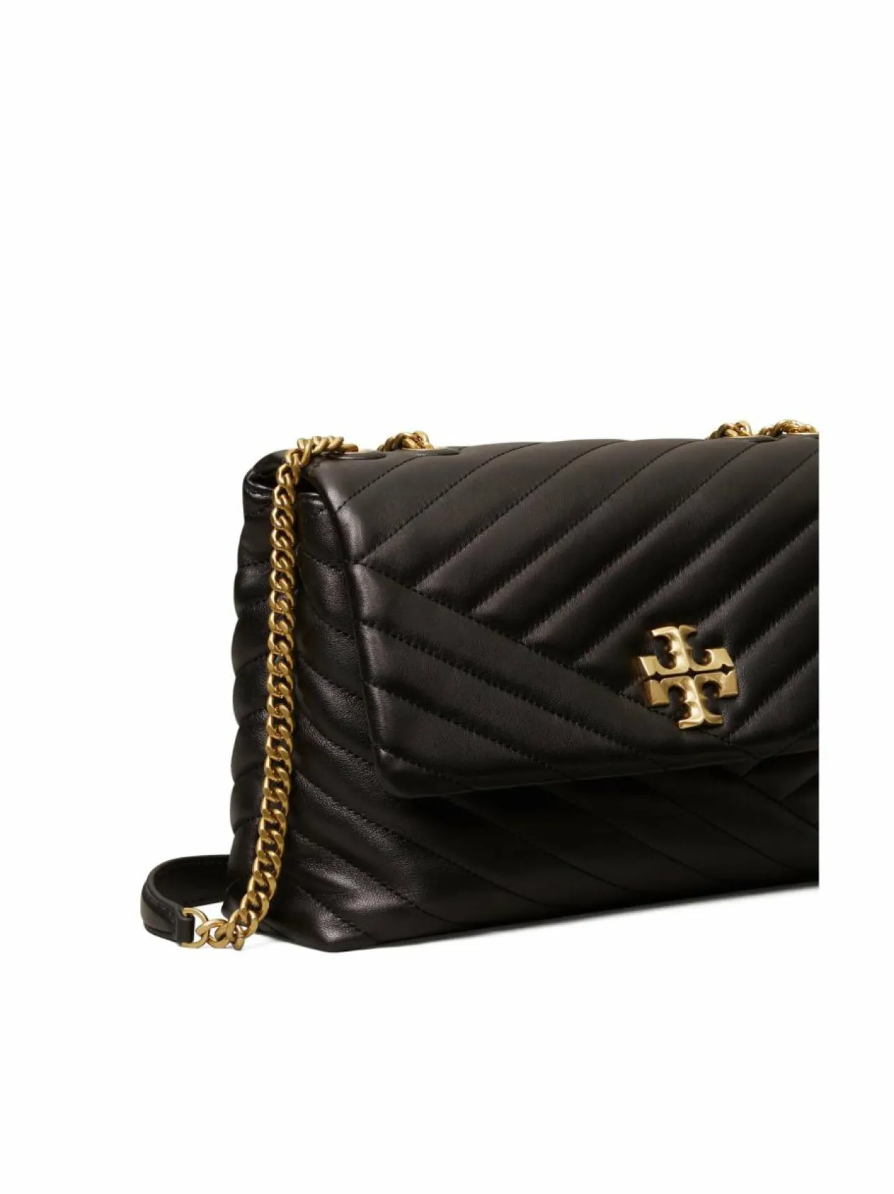 Olkalaukut<Tory Burch Kira Chevron Convertible -nahkalaukku 001 BLACK
