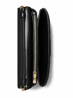 Lompakot & Kotelot<Tory Burch Kira Diamond Quilt Chain -lompakko BLACK