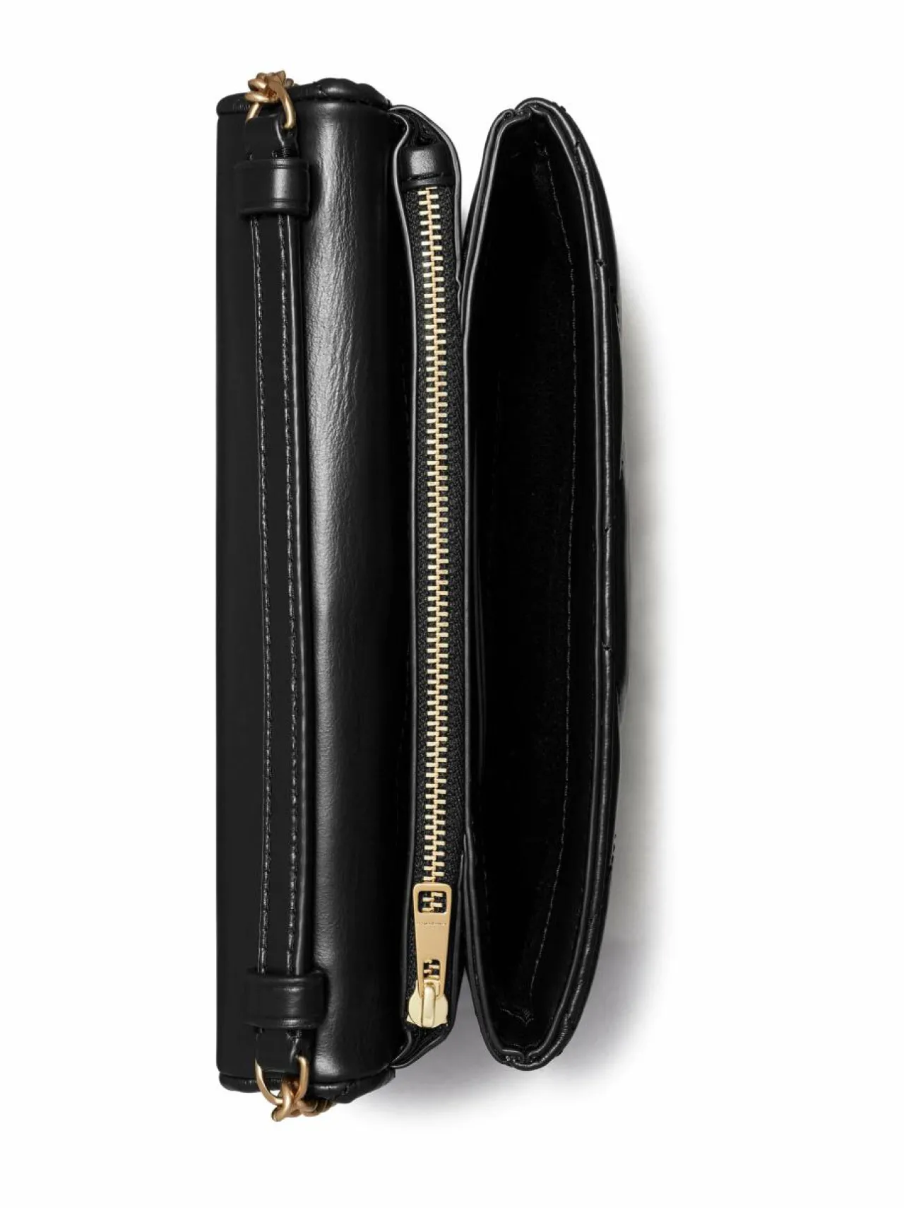 Lompakot & Kotelot<Tory Burch Kira Diamond Quilt Chain -lompakko BLACK