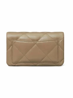 Lompakot & Kotelot<Tory Burch Kira Diamond Quilt Chain -lompakko TAUPE OAK