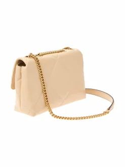 Olkalaukut<Tory Burch Kira Diamond Quilt Small Convertible -nahkalaukku 700 VANILLA SOFT SERVE