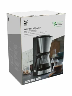 Kahvin- & Vedenkeittimet<WMF KITCHENminis® Aroma -5 kupin kahvinkeitin STEEL, BLACK