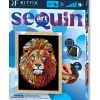 KITFIX Paljettimaalaus Blue Leijona^ Luovuus & Oppiminen