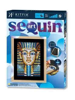 Luovuus & Oppiminen<KITFIX Paljettimaalaus Blue Tutankhamon