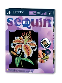KITFIX Paljettimaalaus Purple Tiikerililja^ Luovuus & Oppiminen