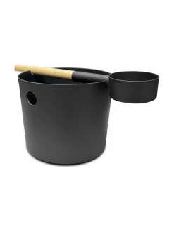 Sauna<Kolo Sauna Kiulu+Kauha MUSTA