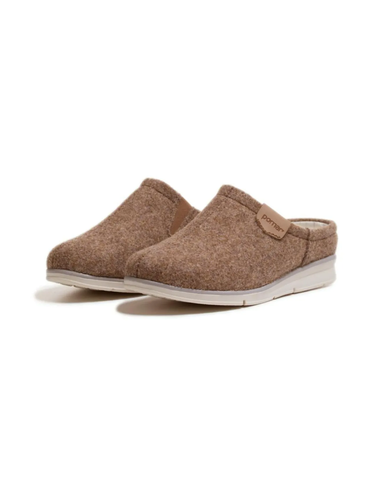 Aamutossut<Pomar KIVI Naisten huopatossut SAND FELT
