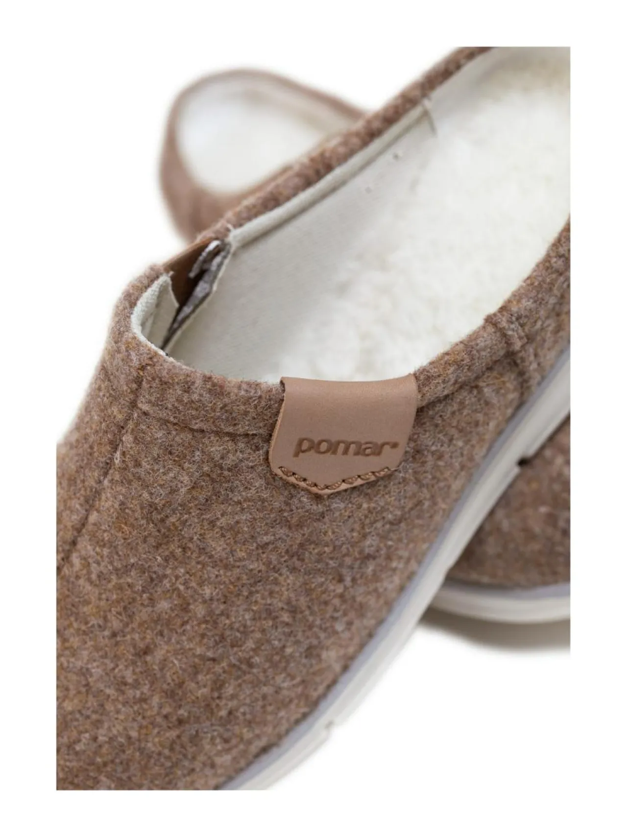 Aamutossut<Pomar KIVI Naisten huopatossut SAND FELT
