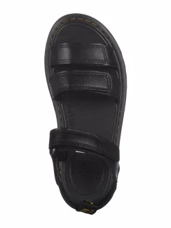 Sandaalit<Dr. Martens Klaire-nahkasandaalit BLACK