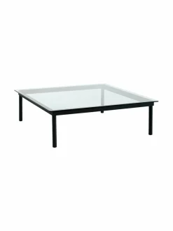 Pöydät<HAY Kofi-sohvapöytä, 120 x 120 cm BLACK / CLEAR GLASS
