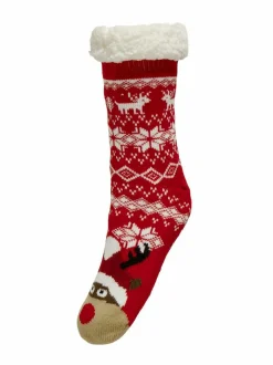 Sukat & Sukkahousut<KIDS ONLY KogChristmas Teddy -sukat HIGH RISK RED