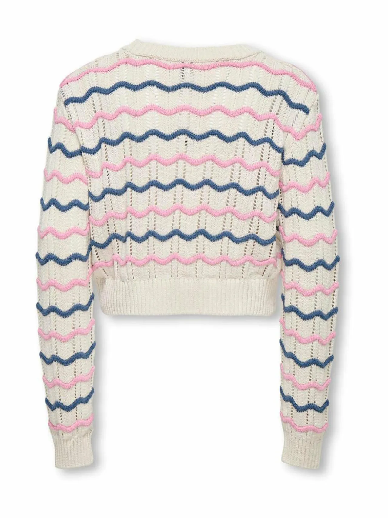 Neuleet|Neuleet<KIDS ONLY Kogstia -neule TOFU STRIPES:SEA PINK/VINTAGE INDIGO