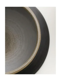 Ruokakupit Ja -Tarvikkeet<Oliver's Life & Style Koiran keraaminen ruokakulhosetti, 2 kulhoa, (alaspäin levenevät kulhot) MUSTA