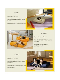 Pedit Ja Makuualustat<Kanto Koiranpeti Oksa x Kvadrat MIDNIGHT