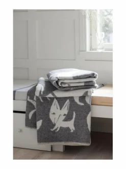 Huovat & Päiväpeitot<Lapuan Kankurit Koirapuisto-villahuopa, 130 x 180 cm 1 GREY-WHITE