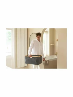 Pyykkihuolto<Brabantia Kokoontaittuva pyykkikori, 40L PEPPER BLACK