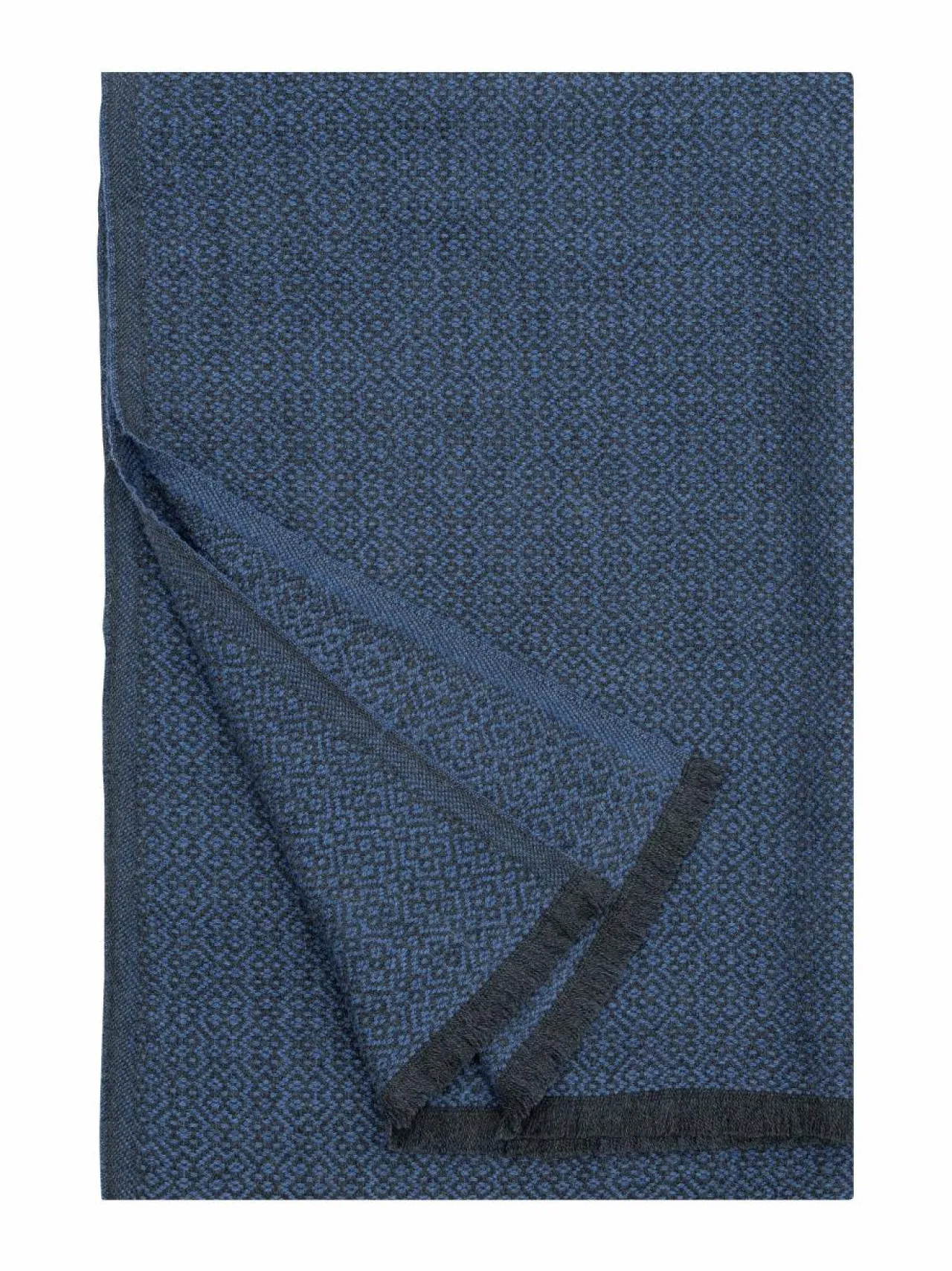 Huovat & Päiväpeitot<Lapuan Kankurit Koli-merinovillahuopa 135 x 170 cm 15 BLACK-BLUE
