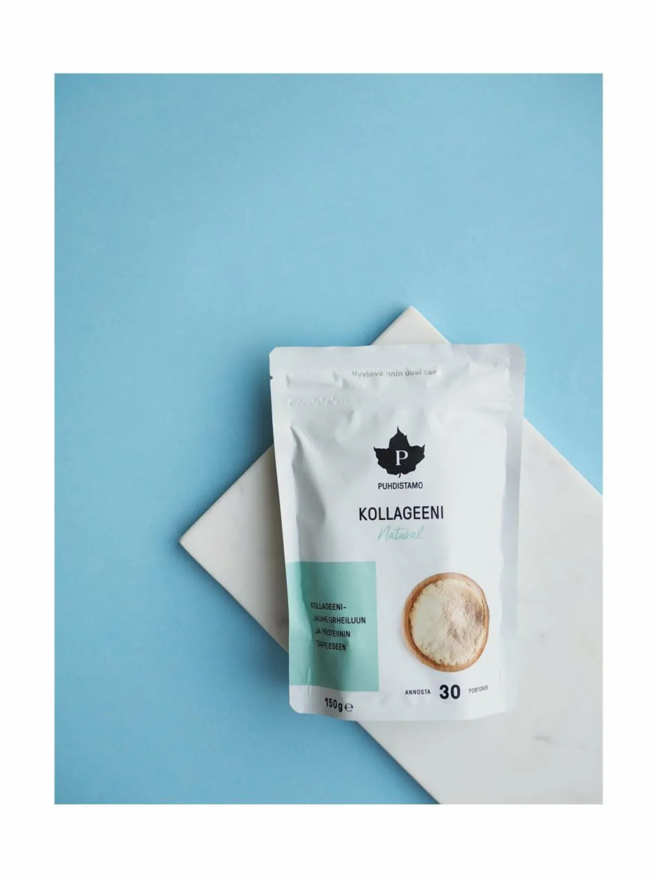Puhdistamo Kollageeni Natural -ravintolisä, 150g^ Vitamiinit
