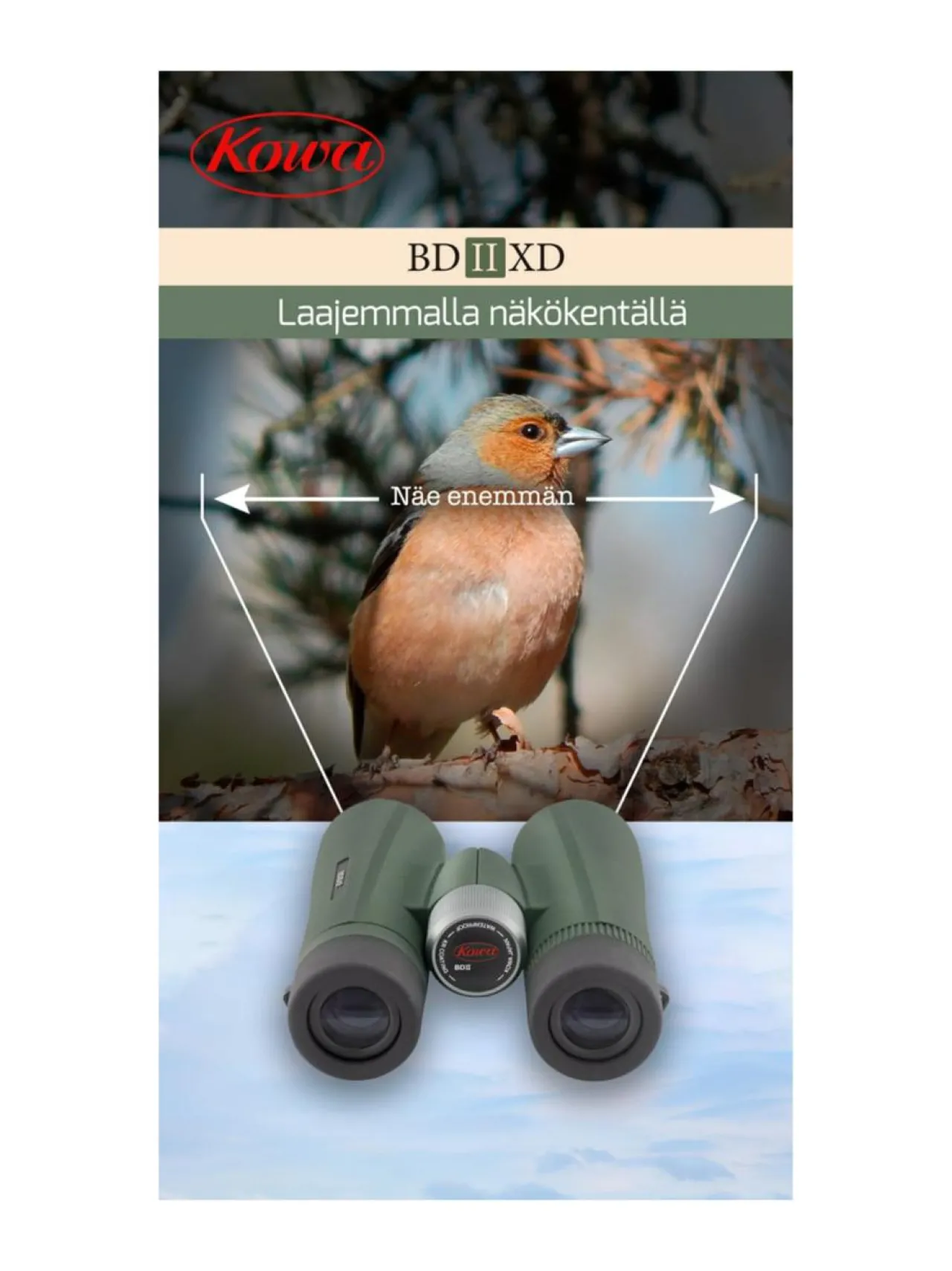 Kamerat<Kowa 10x42 BD II XD -kiikarit