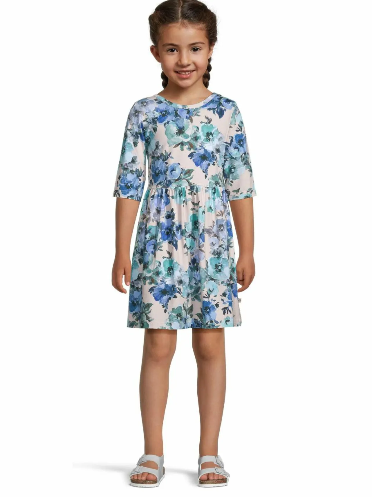 Mekot & Hameet|Mekot & Hameet<KAIKO Kukkamekko 3/4-hihoilla MOSS ROSE/AQUA