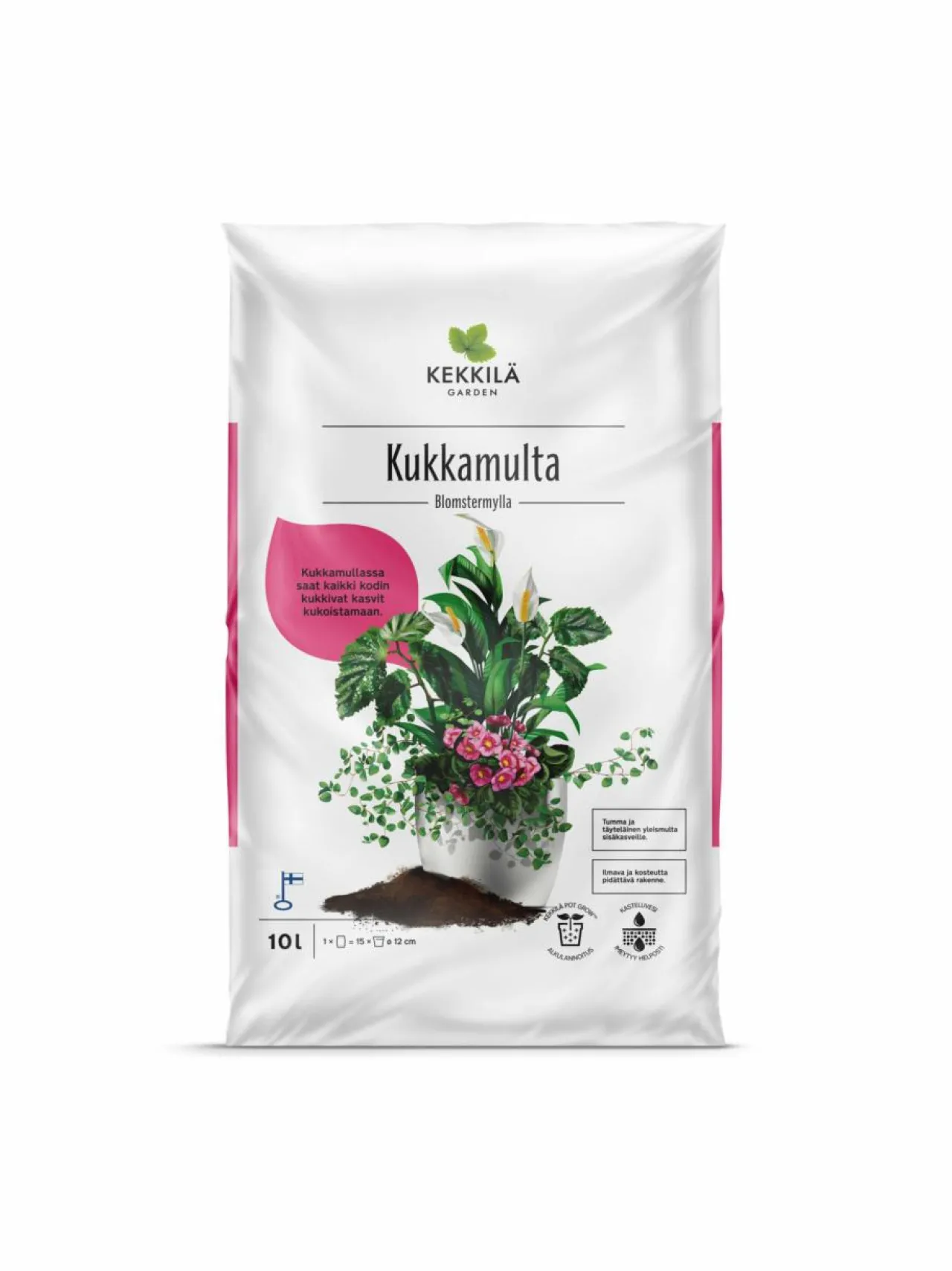 Multa & Lannoitteet<Kekkilä Kukkamulta 10 l