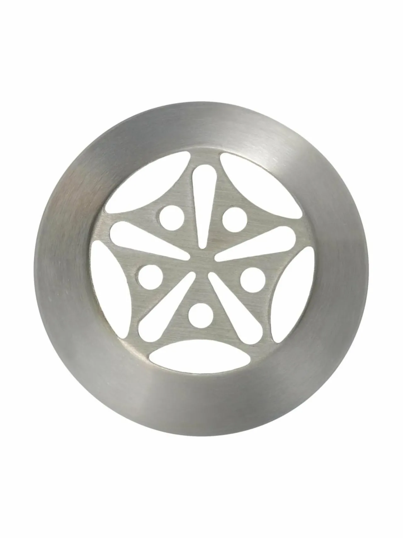 Leivonta<Birkmann Kukkatylla ø 23 mm 06 SILVER