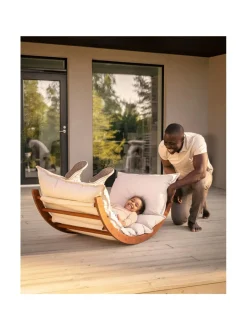 Kuntoilutarvikkeet<FitWood LAAKSO outdoor lepokiikku RUSKEA