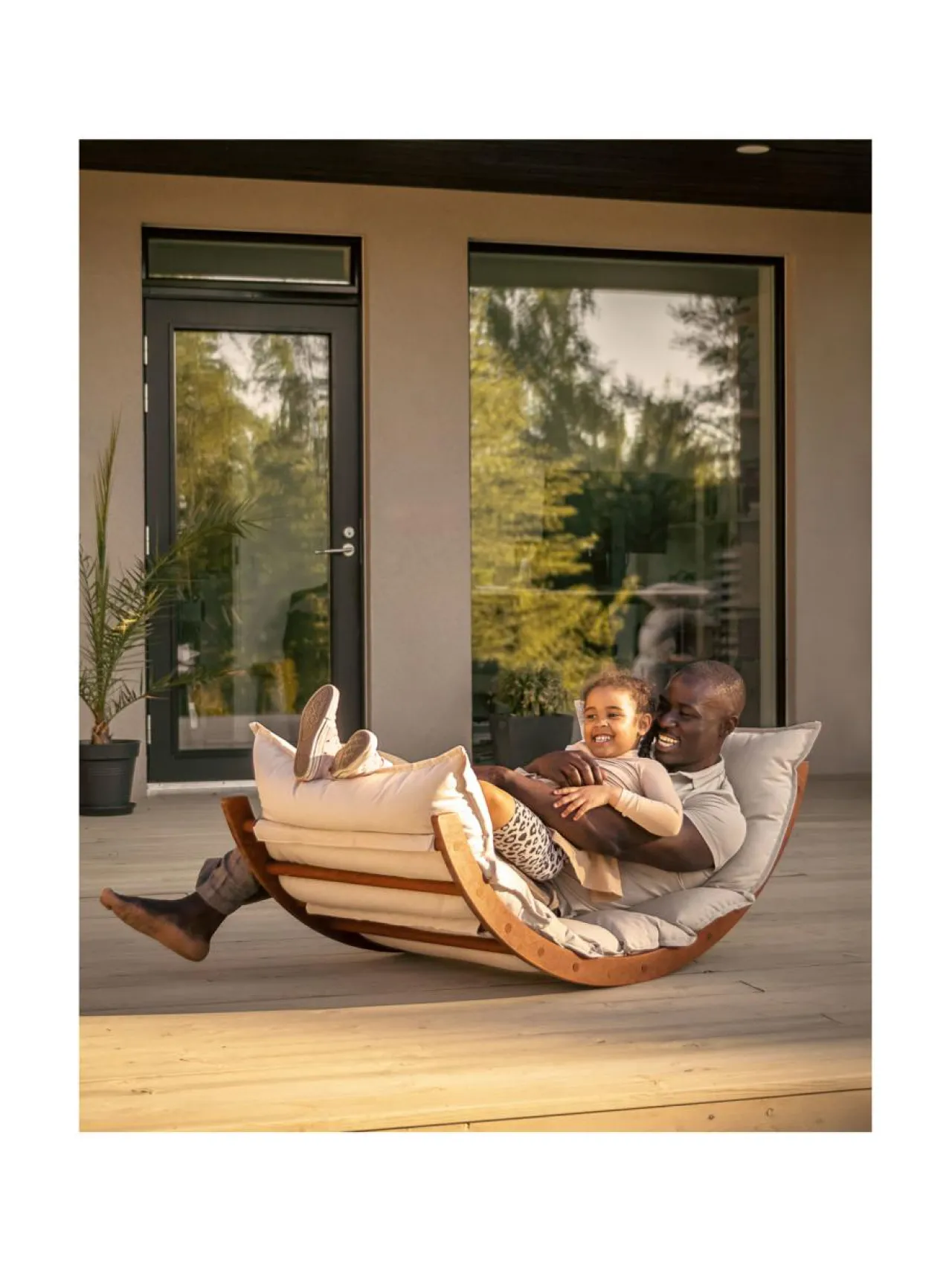 Kuntoilutarvikkeet<FitWood LAAKSO outdoor lepokiikku RUSKEA